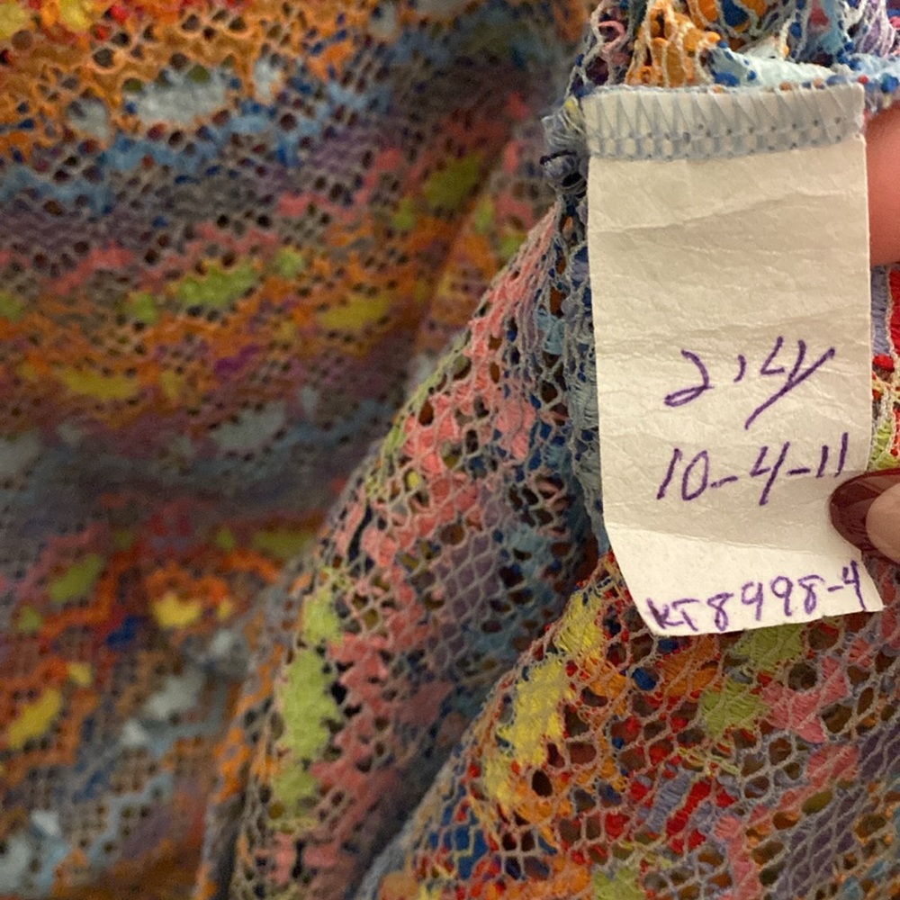 I.ner Beautiful Multi Color Blouse - Picture 5 of 5